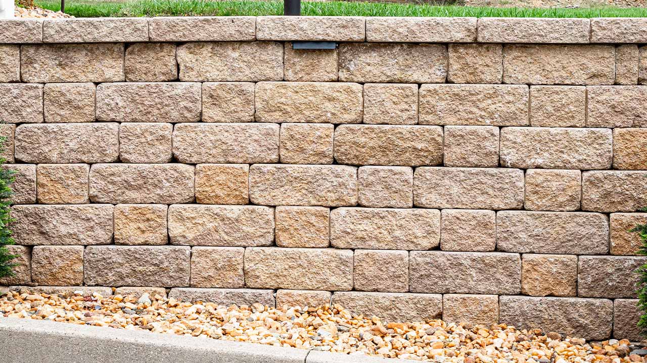 Stone Retaining Wall